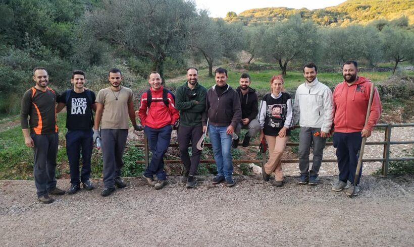 11/11/2020-1η διάνοιξη μονοπατιού με τίτλο το μονοπάτι του νερού και της πέτρας