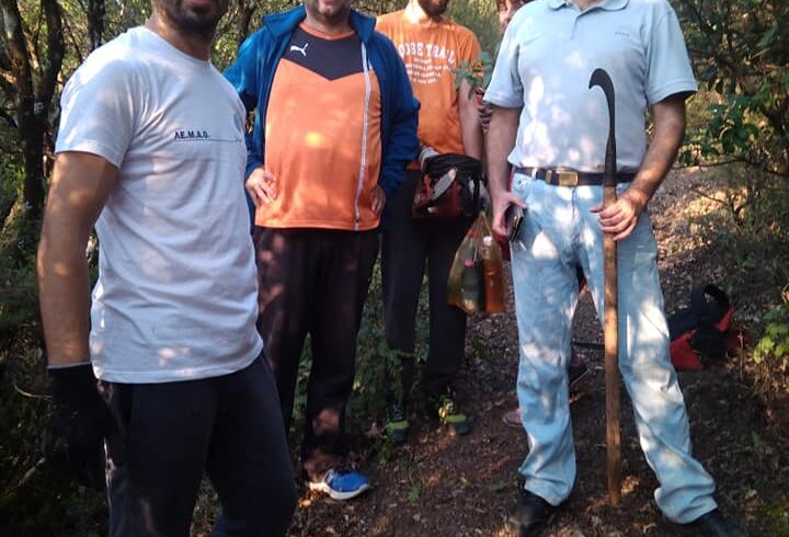 16/9/2018-Καθαρισμός&συντήρηση μονοπατιού Χρυσοβίτσα-Γέφυρα Αρτοτίβας