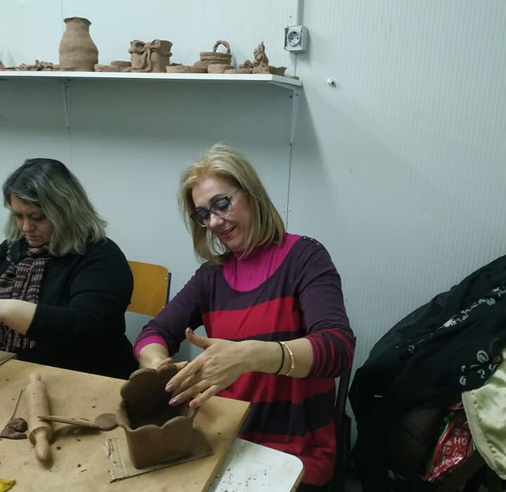 13/1/2020-Μια γεύση από τα μαθήματα αγγειοπλαστικής-κεραμικής